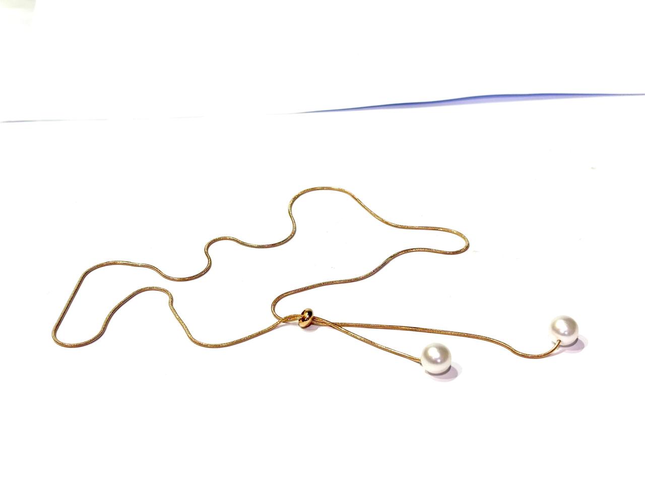 Two pearl chain